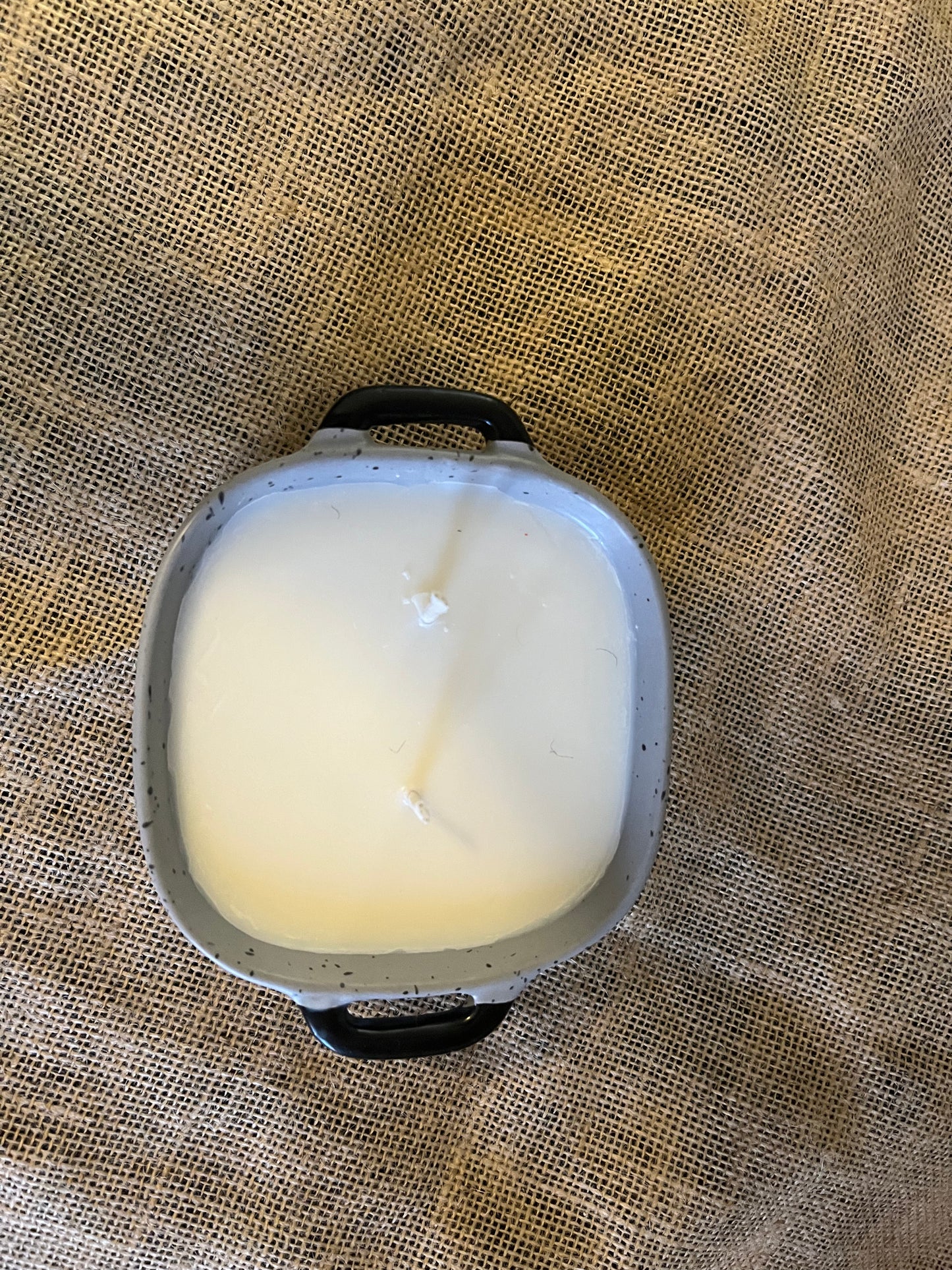 2 wick porcelain dish candle (Limited amount ) choose your scent