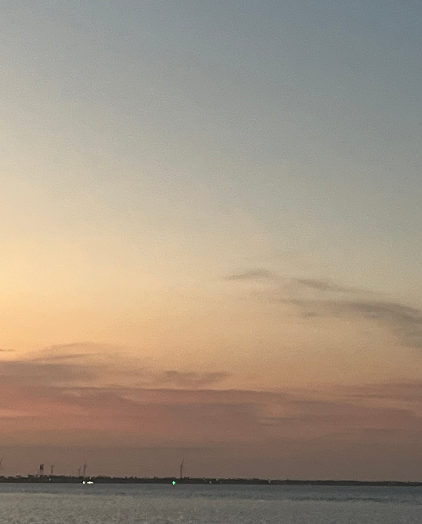 Bayside At Sunset